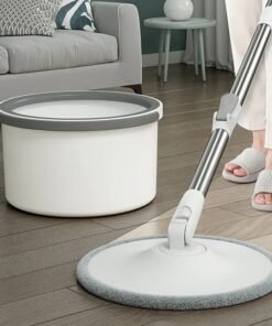 ممسحة ودلو دوارة 360 درجة